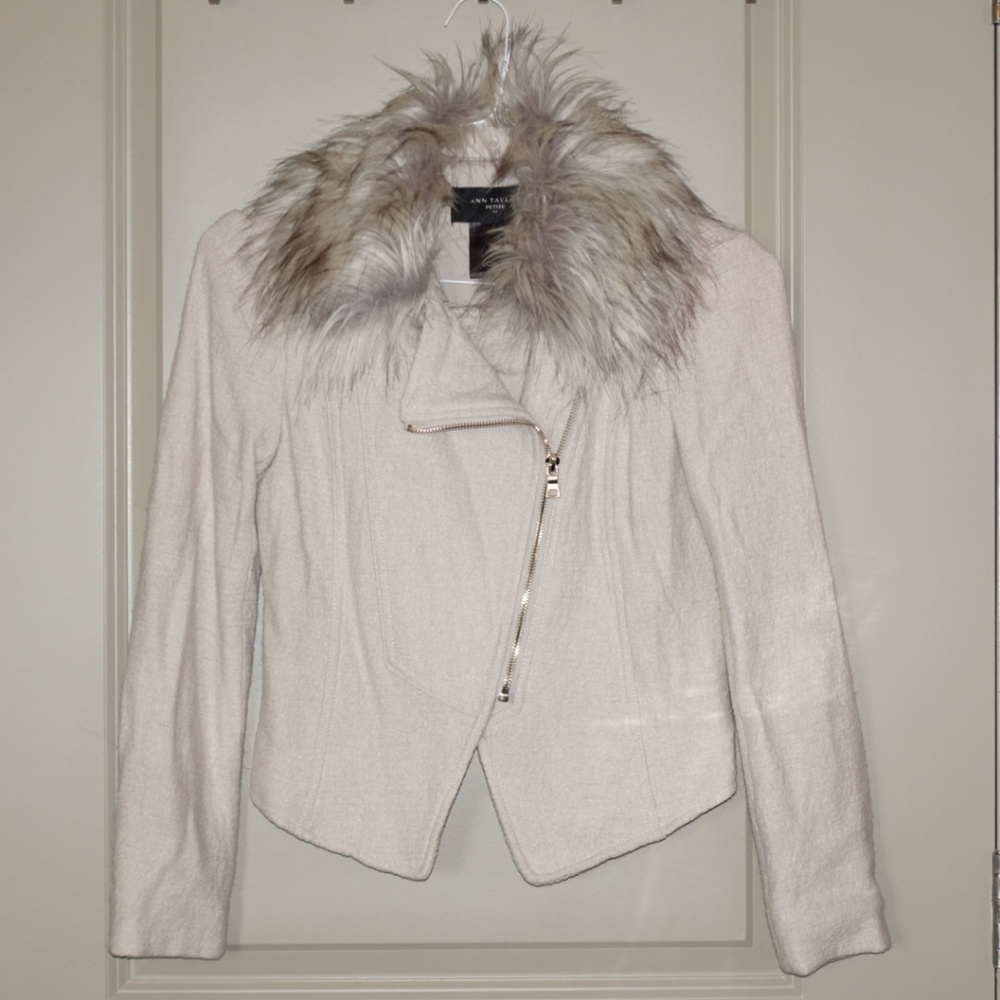 Ann Taylor Wool Tweed Jacket